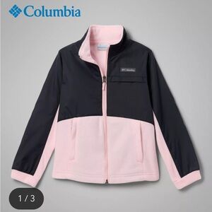 Columbia Two-Tone Black and Pink Jacket